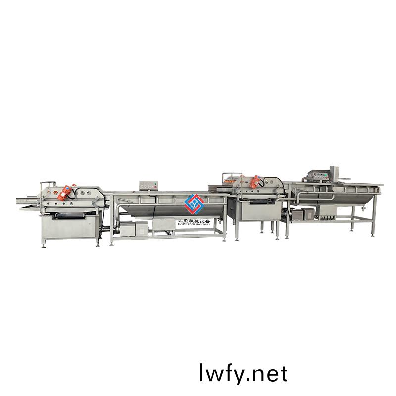 中央(yang)廚房(fang)淨(jing)菜(cai)加(jia)工(gong)生産(chan)線(xian)